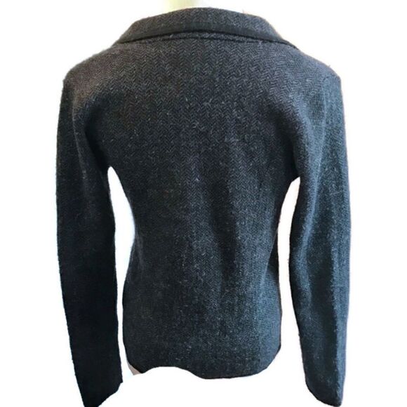 Tahari Amanka Gray Front Zip Jacket S M or 8/10 - Picture 2 of 5